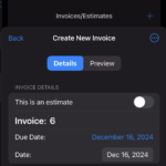 How to create an invoice